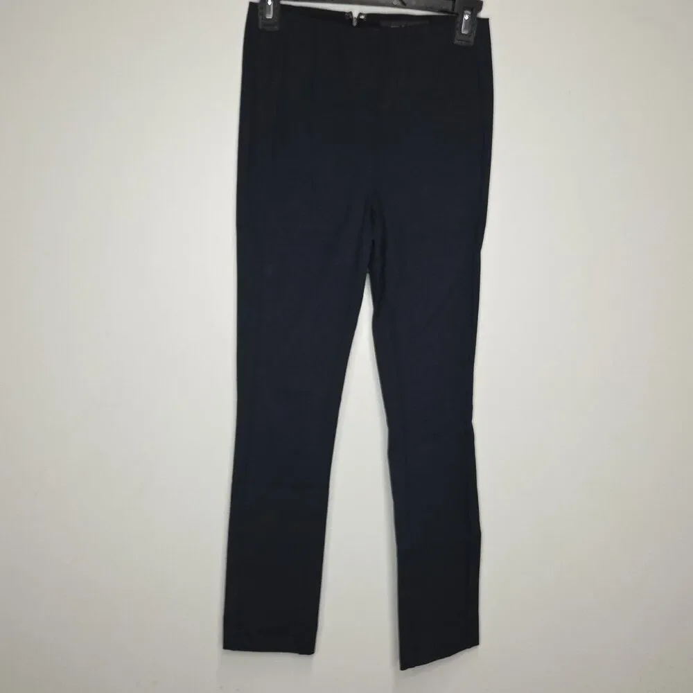 Rag & Bone Women's Navy Pants Size 0 Pleated Slim Fit - Style 108879 EUC